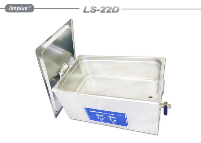 Metal Parts Polishing Clean Table Top Ultrasonic Cleaner 22liter Digital Time Control