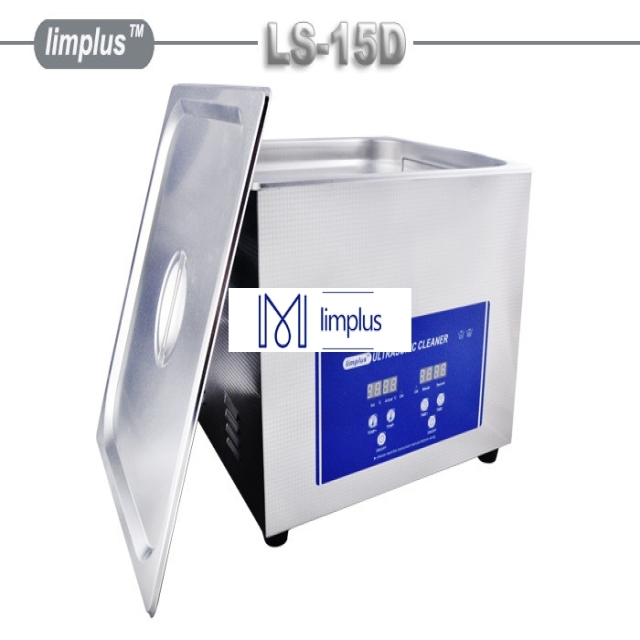 15 Liter Digital Display Table Top Ultrasonic Cleaner With Draninage , LS -15D