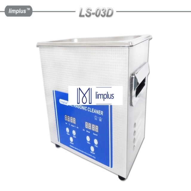 3L Bench Top Ultrasonic Cleaner Stainless Steel With Digital Timer